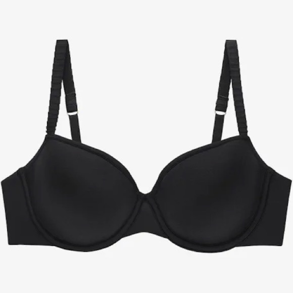 ThirdLove 24/7 Classic T-Shirt Bra, Smooth Black, Size 38B 1/2 - Picture 1 of 13